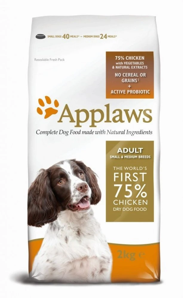 Applaws Chien Adulte Petit&Moyen Poulet 7,5kg 1 Applaws Chien Adulte Petit&Moyen Poulet 7,5kg