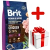 Brit Premium By Nature Adult S Avec Poulet 8kg + Surprise Gratuite Pour Chien