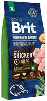 Brit Premium By Nature Adult XL Avec Poulet 15kg