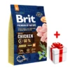 Brit Premium By Nature Junior M Avec Poulet 3kg + Surprise Gratuite Pour Chien