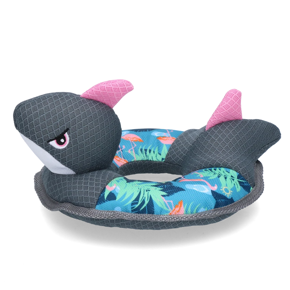 CoolPets Ring O' Sharky (Flamingo) Ring REKIN Water Toy 36cm 1 CoolPets Ring O' Sharky (Flamingo) Ring REKIN Water Toy 36cm