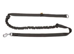 Dingo Laisse Avec Amortisseur Et Poignée Noir 170cm