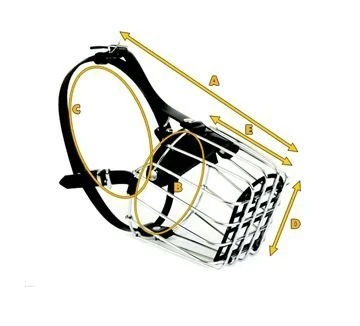 Dingo Muselière Métallique Pour Chien Taille 2a 2 Dingo Muselière Métallique Pour Chien Taille 2a – Image 2