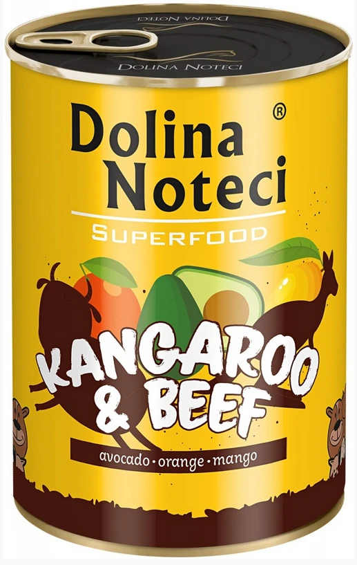 Dolina Noteci Superfood Kangourou Et Boeuf 400g X6 2 Dolina Noteci Superfood Kangourou Et Boeuf 400g X6 – Image 2