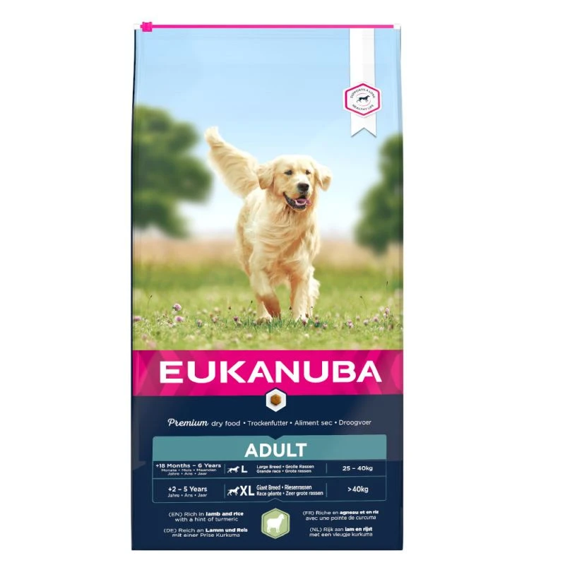 Eukanuba Adult Large Breed Agneau & Riz 12kg+ Surprise Gratuite Pour Votre Chien 2 Eukanuba Adult Large Breed Agneau & Riz 12kg+ Surprise Gratuite Pour Votre Chien – Image 2