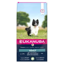 Eukanuba Adult Small & Medium Breed Aagneau Et Riz 12kg+Surprise Gratuite Pour Votre Chien -Magasin De Mode Pour Animaux Et Chiens fre pl Eukanuba Adult Small Medium Breed Riche en Agneau et Riz 12kg 15272 1