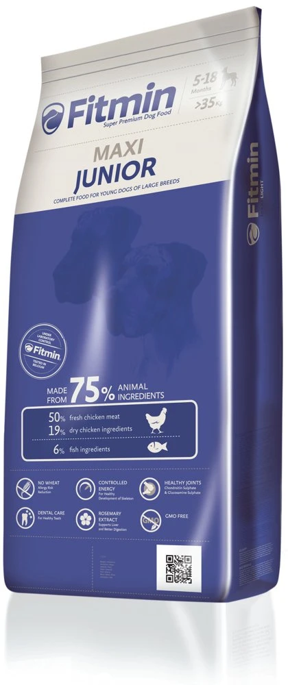 Fitmin Maxi Junior Poulet 15kg 1 Fitmin Maxi Junior Poulet 15kg