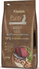 Fitmin Purity Adult Poisson, Venaison Et Riz 12kg
