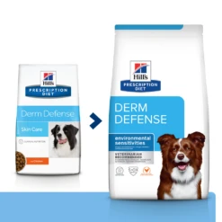 Hills Hill's Prescription Diet Derm Defense Canine Poulet 12kg