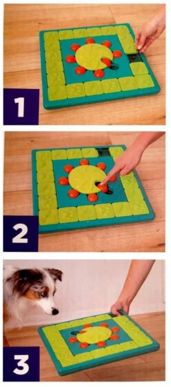 Nina Ottosson Dog MultiPuzzle - Un Jeu Interactif Pour Les Chiens - Niveau 4. -Magasin De Mode Pour Animaux Et Chiens fre pl Nina Ottosson Dog MultiPuzzle un jeu interactif pour les chiens niveau 4 25960 3
