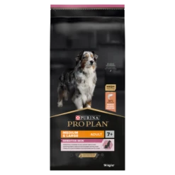 PURINA PRO PLAN PRO PLAN Sensitive Skin Croquettes Pour Chien Adulte Medium & Large Riches En Saumon 14kg + Surprise Gratuite Pour Chien