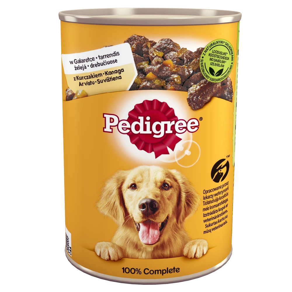 Pedigree Nourriture Humide Pour Chiens Adultes Avec Poulet Et Légumes En Gelée 400g X24 1 Pedigree Nourriture Humide Pour Chiens Adultes Avec Poulet Et Légumes En Gelée 400g X24