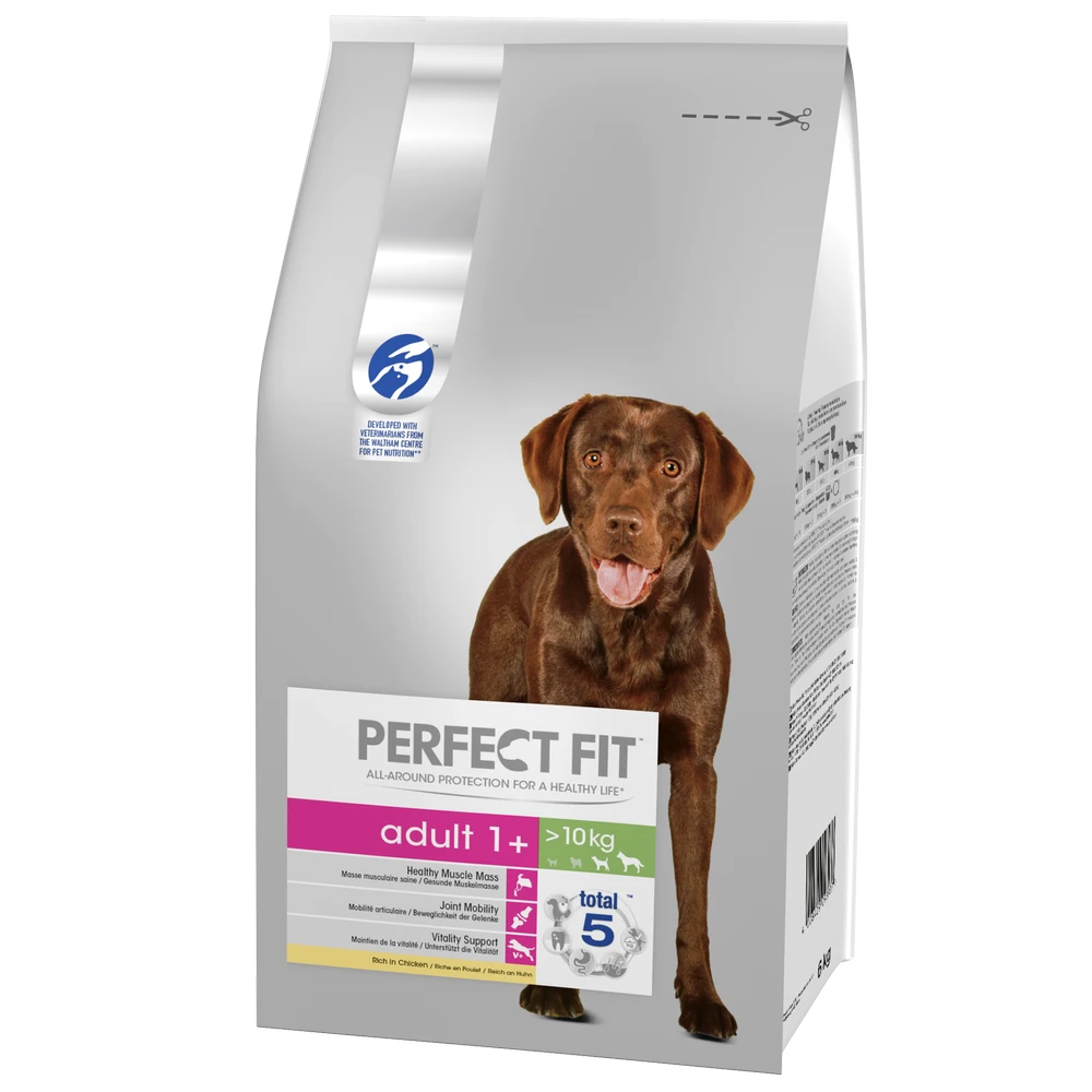Perfect Fit™ - Aliment Complet Sec Pour Chiens Adultes De Moyennes Et Grandes Races, Riche En Poulet 6kg. 1 Perfect Fit™ - Aliment Complet Sec Pour Chiens Adultes De Moyennes Et Grandes Races, Riche En Poulet 6kg.