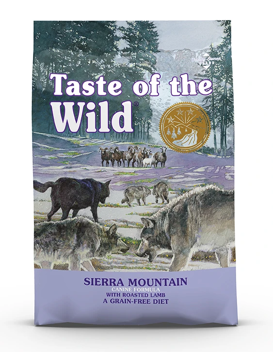TASTE OF THE WILD Sierra Mountain à L'Agneau Sans Céréales Pour Chien 5,6kg 1 TASTE OF THE WILD Sierra Mountain à L'Agneau Sans Céréales Pour Chien 5,6kg