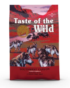 TASTE OF THE WILD Southwest Canyon Sans Céréales Au Sanglier Pour Chien 12,2kg+Surprise Gratuite Pour Chien