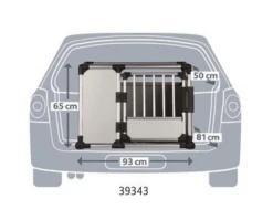 Trixie Transporteur En Aluminium L 93x65x81cm -Magasin De Mode Pour Animaux Et Chiens fre pl Trixie Transporteur en aluminium L 93x65x81cm 10736 3