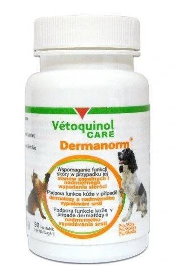 VETOQUINOL Dermanorm 90 Capsules 1 VETOQUINOL Dermanorm 90 Capsules