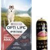 Versele-Laga Opti Life Prime Adulte Croquettes Pour Chien Au Saumon Sans Céréales 12,5 Kg + Barre D'aliments Pour Chiens Premium Hektor à La Volaille 900g